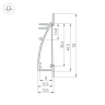 Профиль Arlight TOP-SWALL-2000 ANOD 016968