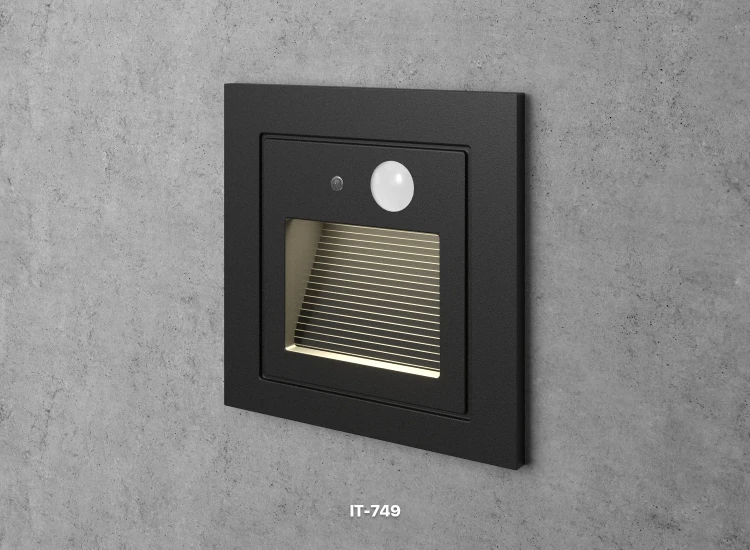 Подсветка ступеней лестницы с датчиком движения Integrator Stairs Light IT-749-Black